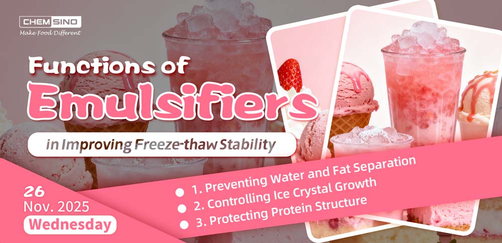 Functions of Emulsifiers in Improving Freeze-thaw Stability